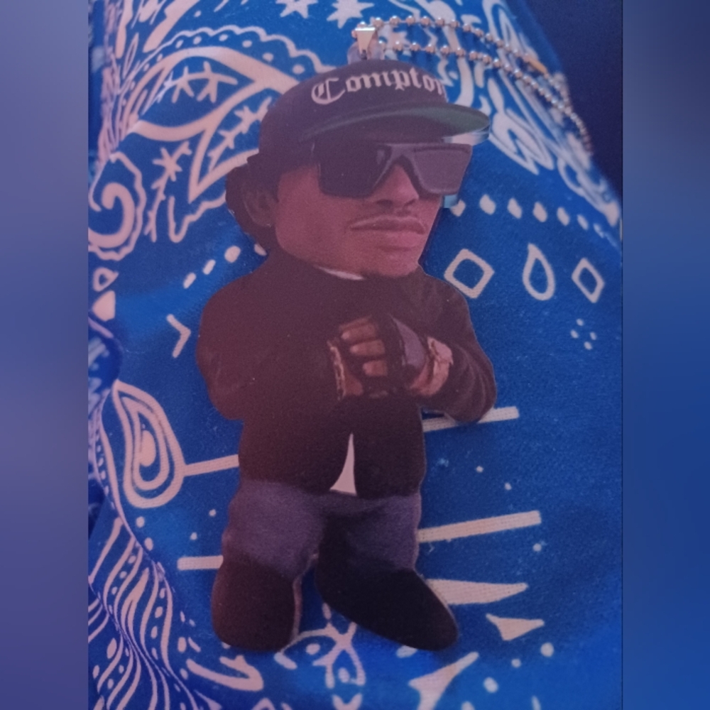☆Eazy-E☆Keychain☆Eric☆Wright ☆Keyring☆NWA☆ - Picture 3 of 5